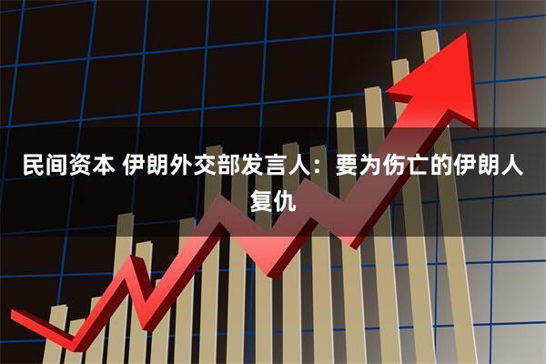 民间资本 伊朗外交部发言人：要为伤亡的伊朗人复仇